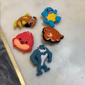 Animated characters assorted Croc jibbits